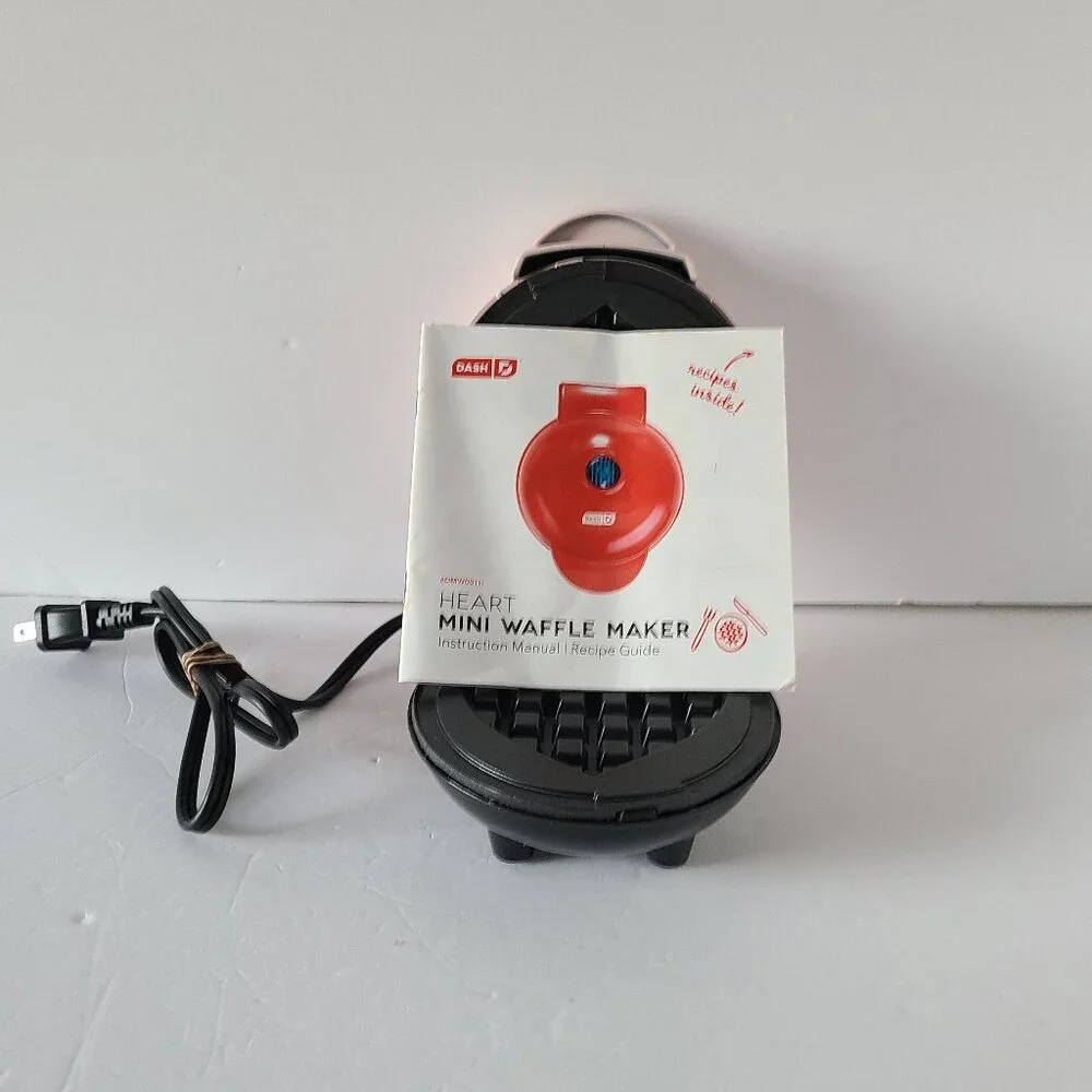 DASH MINI HEART MAKER - INSTRUCTION MANUAL-RECIPE GUIDE
